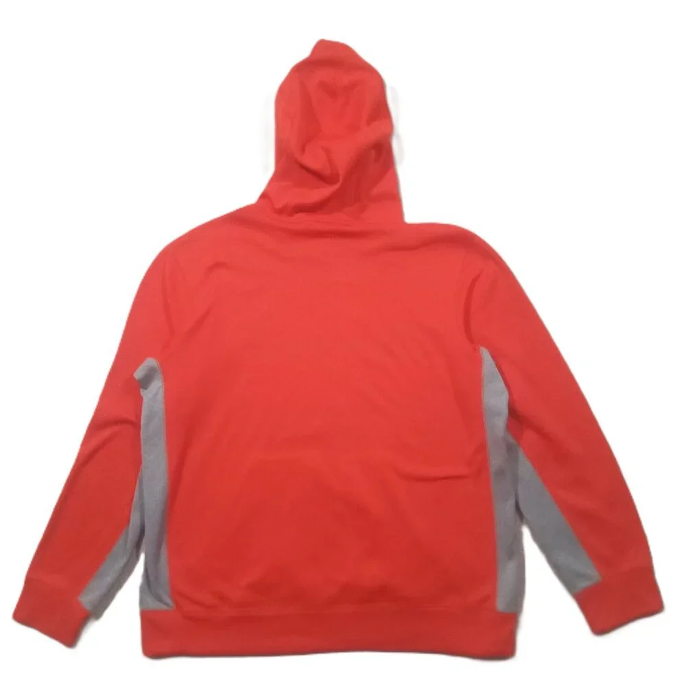 Nike Hoodie Men Size L Therma Fit Pullover Kangaroo Pocket Orange 465784-891